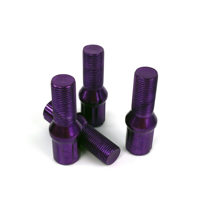 Set Piulițe OMP 27 mm Violet 20 uds M12 x 1,25