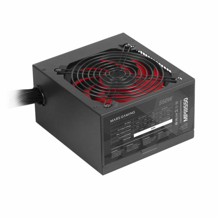 Sursă de Alimentare Mars Gaming MPIII 550 W ATX CE - RoHS