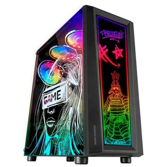 Unitate Semi-tower ATX Mars Gaming MC-ART 12CM Negru