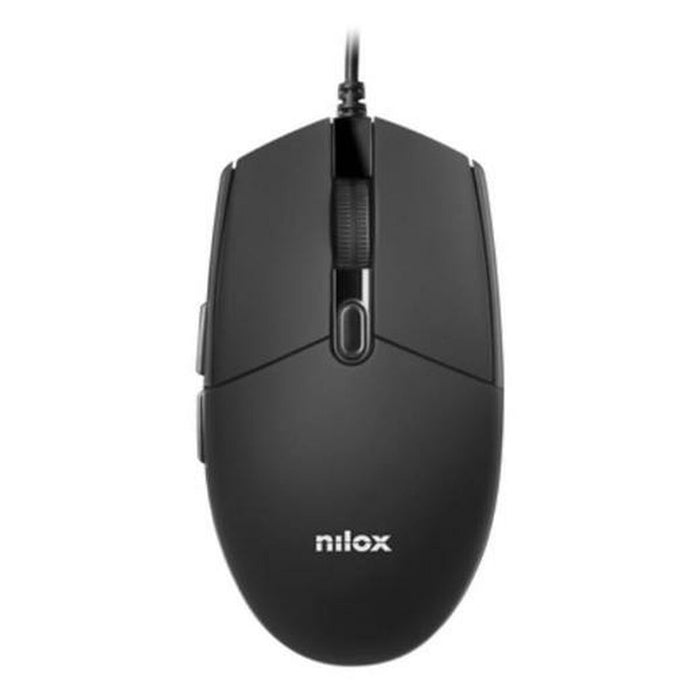 Mouse Nilox MOUSB1004 Negru Multicolor 3200 DPI
