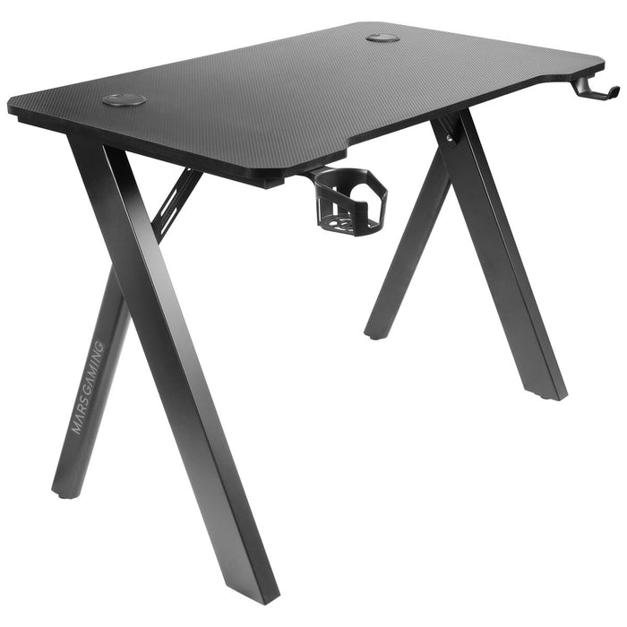 Birou Mars Gaming MGD100RGB 100 x 60 cm Negru Oțel