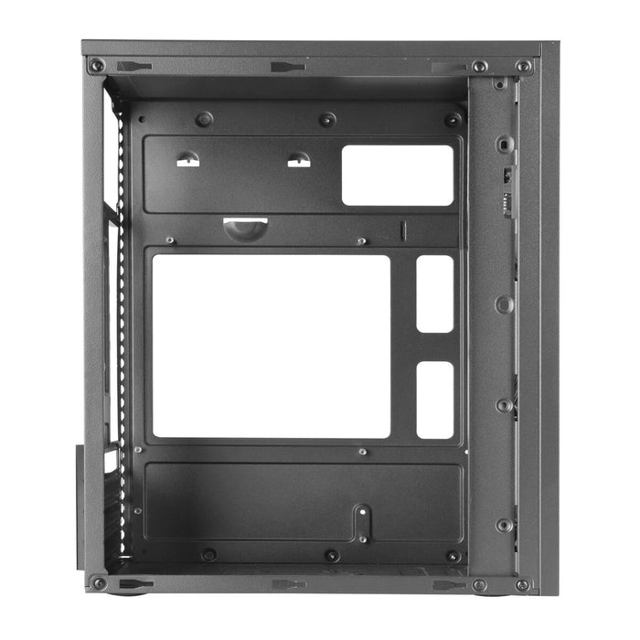 Unitate ATX Tacens 2ALUXM Caja PC Minitorre Micro-ATX Ventilador 12cm Acero Ultraligero Negro Negru