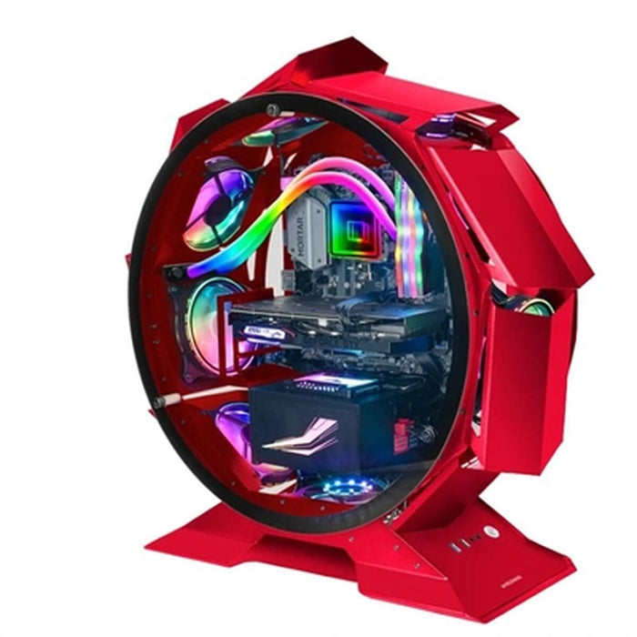 Unitate Semi-tower ATX Mars Gaming NCORB Red Roșu RGB