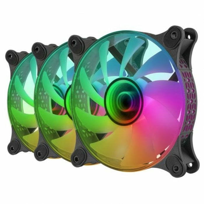 Ventilator de Unitate Mars Gaming MF3DKIT Ø 12 cm (3 Unități)