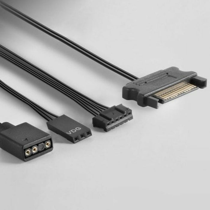 Ventilator de Unitate Mars Gaming MF3DKIT Ø 12 cm (3 Unități)