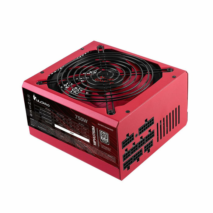 Sursă de Alimentare Mars Gaming MPVU750M 750 W ATX 80 Plus Silver