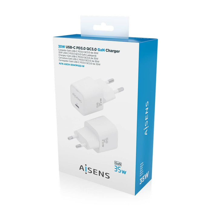 Încărcător de Perete Aisens ASCH-35W1P022-W Alb 35 W (1 Unități)