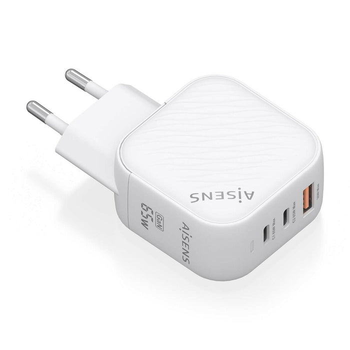 Încărcător de Perete Aisens ASCH-65W3P026-W Alb 65 W (1 Unități)