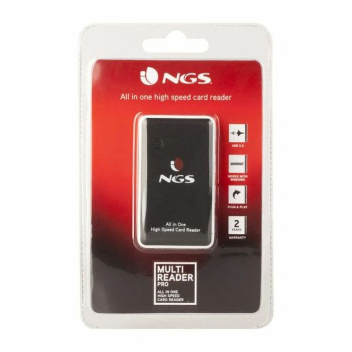Cititor Extern de Carduri NGS 4299976 USB 2.0 Negru