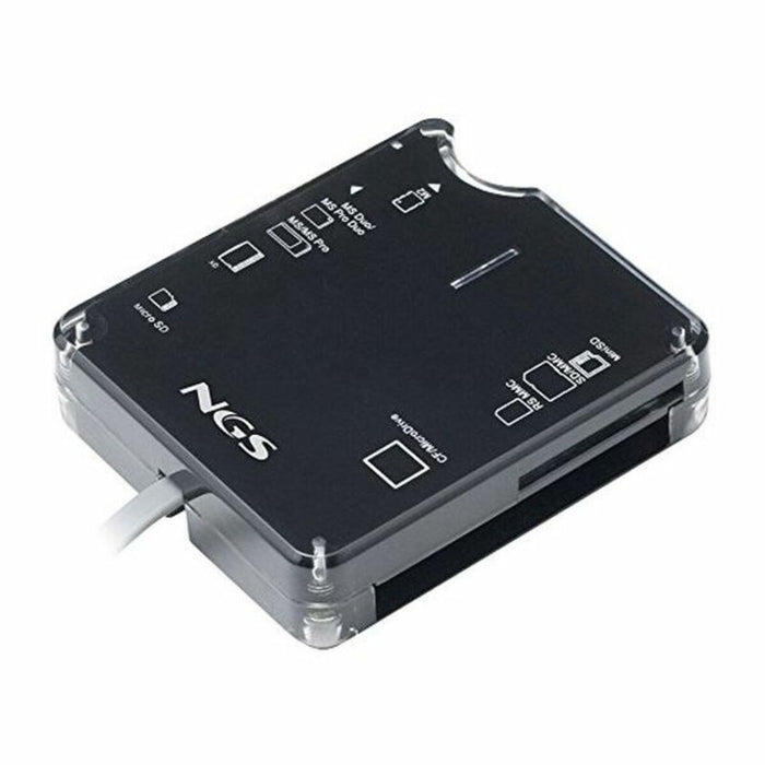 Cititor Extern de Carduri NGS 4299976 USB 2.0 Negru