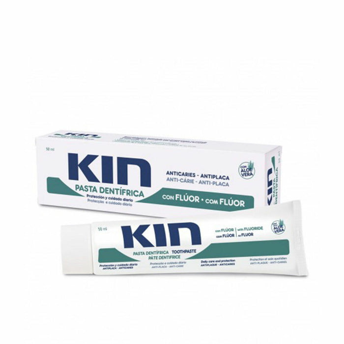 Pastă de Dinți cu Fluor Kin Kin Pasta Dentífrica 50 ml