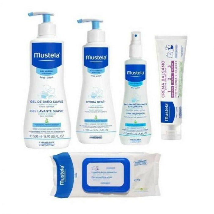 Set Cadou pentru bebeluși Mustela Bolsa Paseo Rosa Roz 6 Piese (6 pcs)