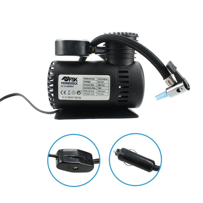 Compresor de aer Ferrestock 20,7 bar 12 V