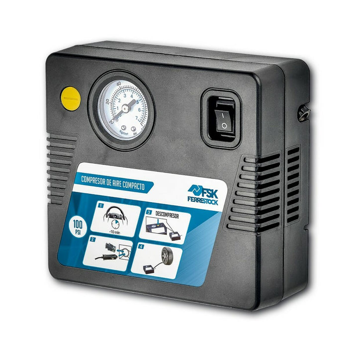 Compresor de aer Ferrestock 100 PSI 12 V