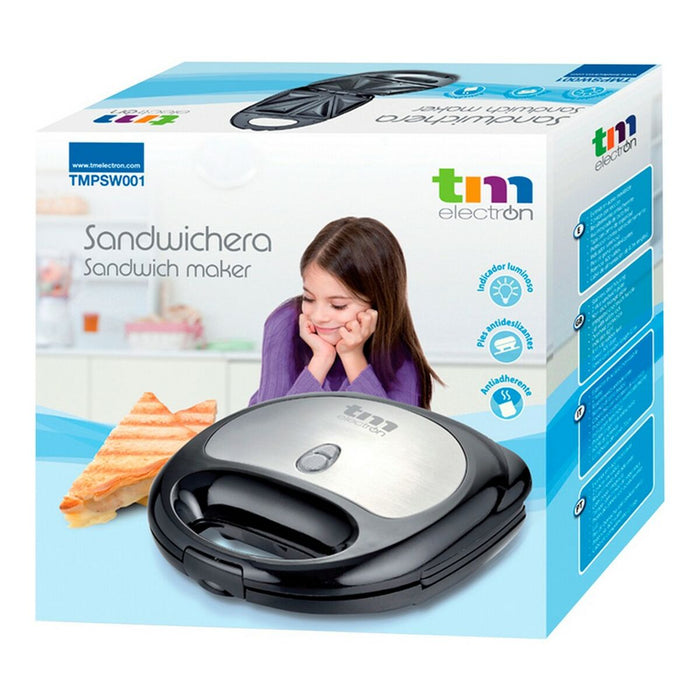 Aparat pentru Sandvișuri Antiaderent TM Electron (600W)