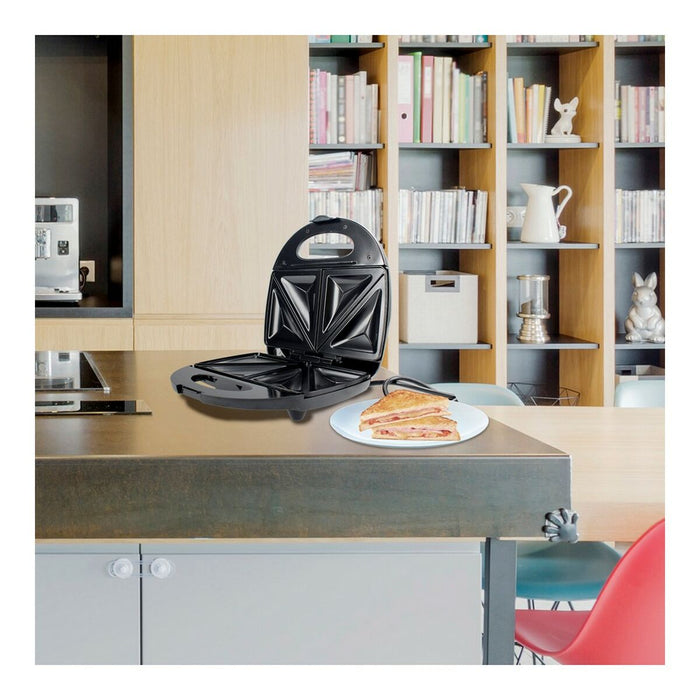 Aparat pentru Sandvișuri Antiaderent TM Electron (600W)