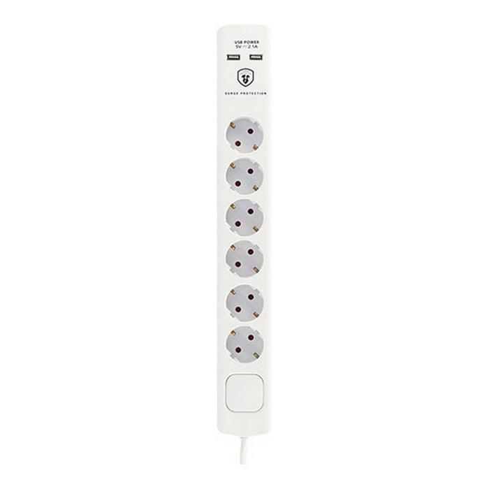 Placă de circuit Prize 6 Puncte de Conectare cu Întrerupător TM Electron 230 V