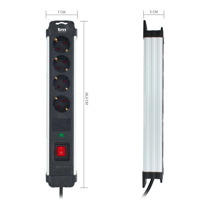 Placă de Circuit Prize  4 puncte de conectare cu întrerupător TM Electron 230 V