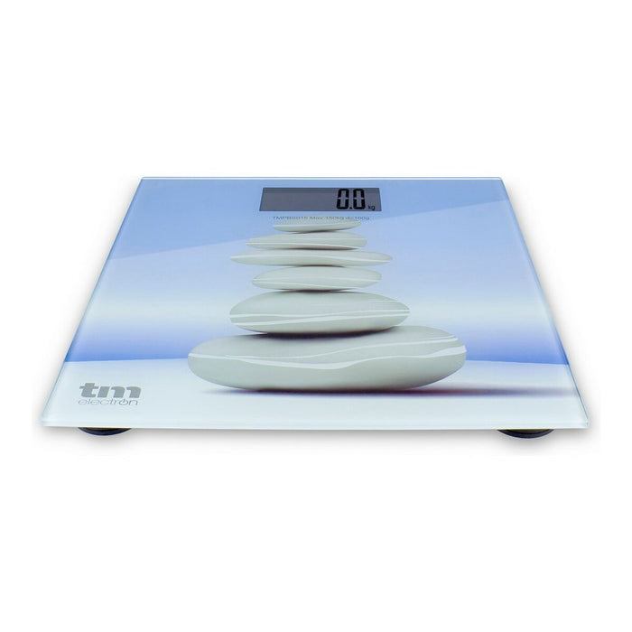Cântar Digital de Baie TM Electron Zen Albastru Slim (23 mm)