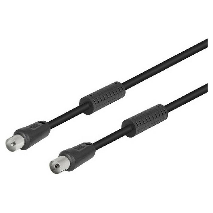 Cablu de Antenă TM Electron Negru 2,5 m