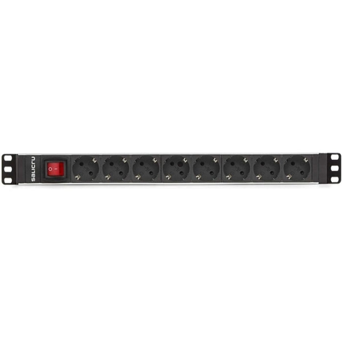 Placă de Circuit 19” 8 Puncte de Conectare Schuko cu On/Off Switch Salicru 680CA000003 1,5 m
