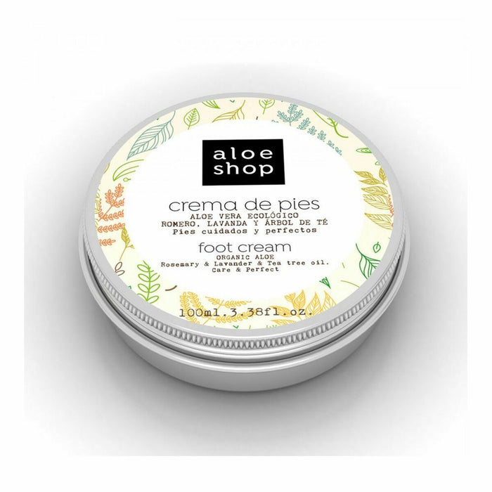 Cremă de Picioare Hidratantă Aloe Shop Aloe Vera (100 ml)