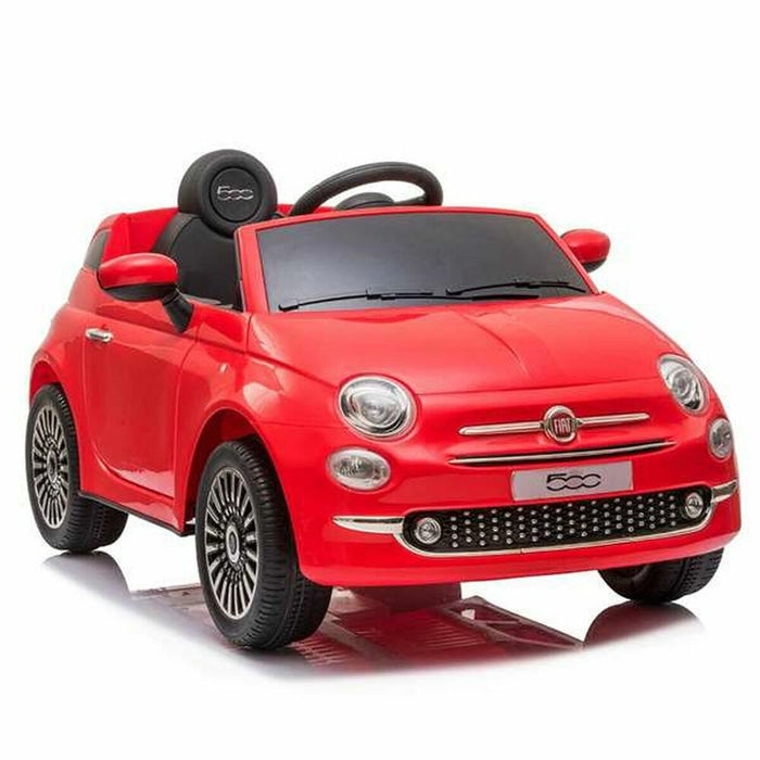 Mașinuță electrică pentru copii Fiat 500 113 x 67,5 x 53 cm MP3 Roșu 30 W 6 V Cu telecomandă