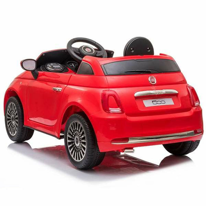 Mașinuță electrică pentru copii Fiat 500 113 x 67,5 x 53 cm MP3 Roșu 30 W 6 V Cu telecomandă