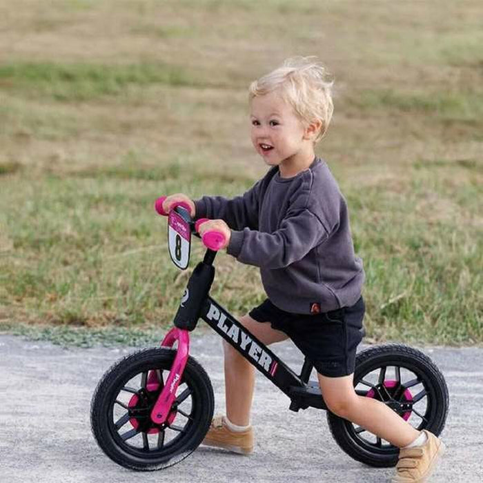 Bicicletă pentru copii New Bike Player Lumini Roz 10"