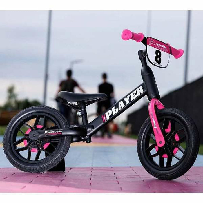 Bicicletă pentru copii New Bike Player Lumini Roz 10"