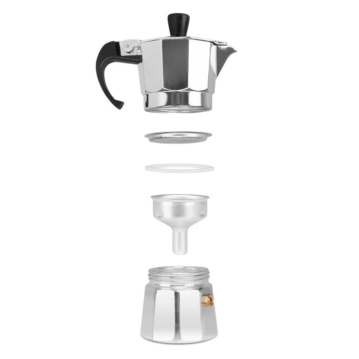 Cafetieră Italiană Orbegozo KF 100  1T Argintiu Aluminiu (1 Ceașcă)