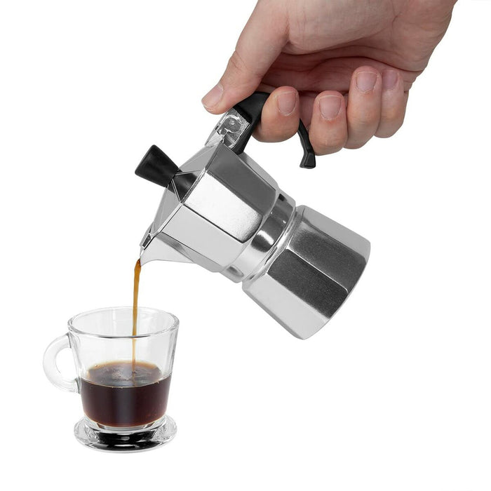 Cafetieră Italiană Orbegozo KF 100  1T Argintiu Aluminiu (1 Ceașcă)
