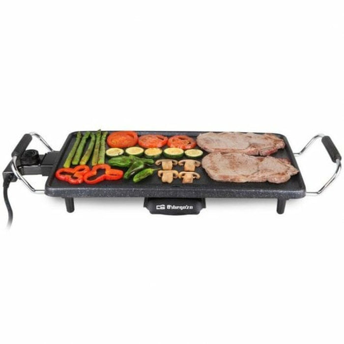 Placă Grătar Orbegozo TBC 3000 43 x 22 cm Negru Multicolor