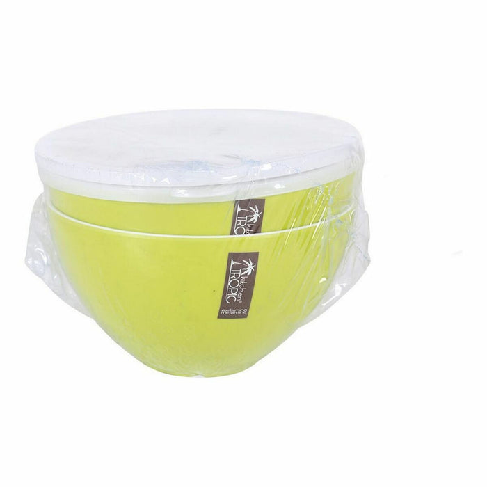 Set de boluri Kitchen Tropic   Cu Capac Verde 2 Piese (8 Unități)