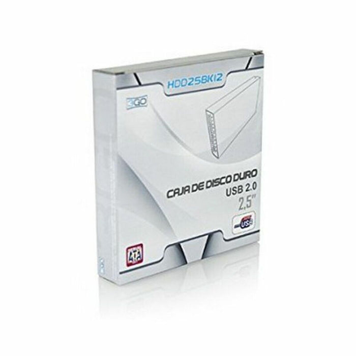 Carcasa HDD 2,5" USB 3GO HDD25BK12 Negru USB USB 2.0