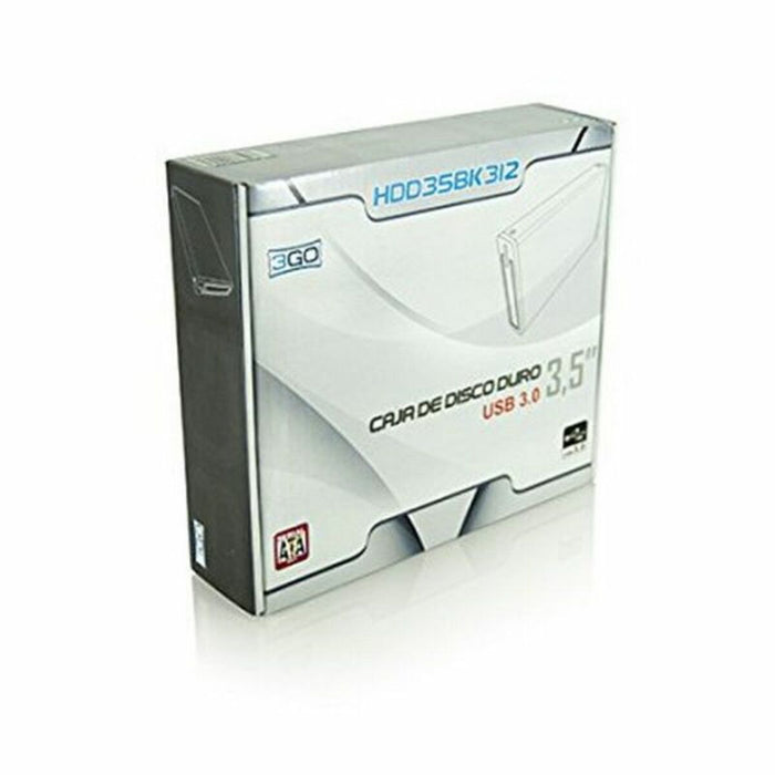 Carcasa HDD 3,5" USB 3GO HDD35BK312 3,5"