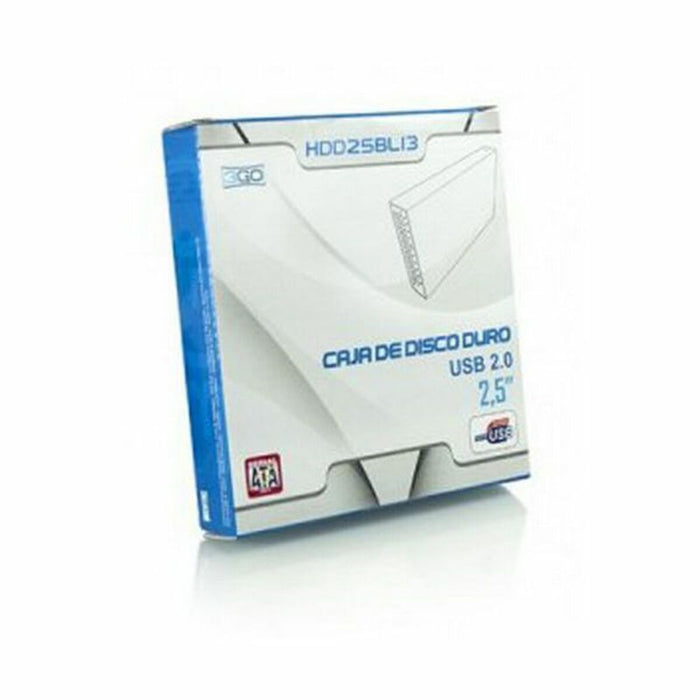 Cutie Externă 3GO HDD25BL13 2,5" SATA USB Albastru 2,5"