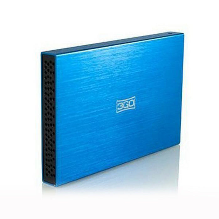 Cutie Externă 3GO HDD25BL13 2,5" SATA USB Albastru 2,5"