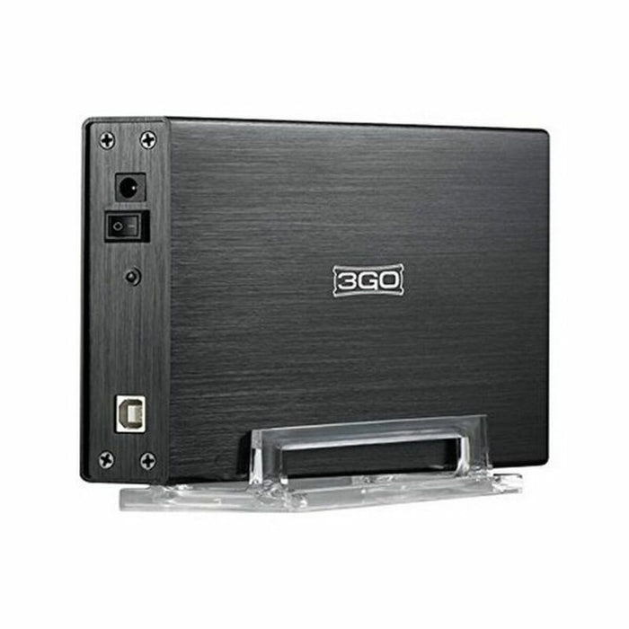 Carcasa HDD 3,5" USB 3GO HDD35BKIS