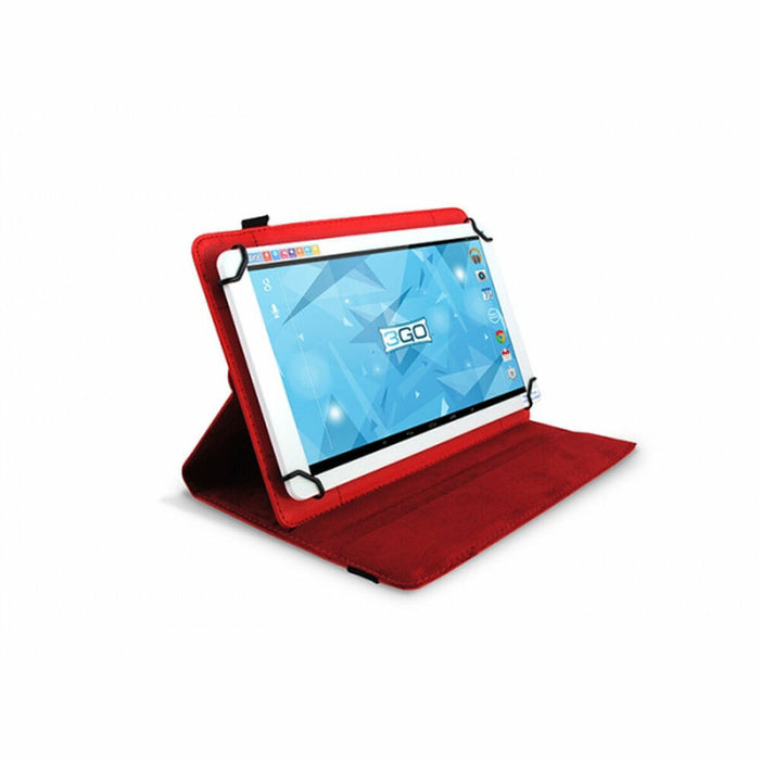Husă pentru Tabletă Universală din Piele cu Rotație 3GO CSGT15 10.1" Roșu