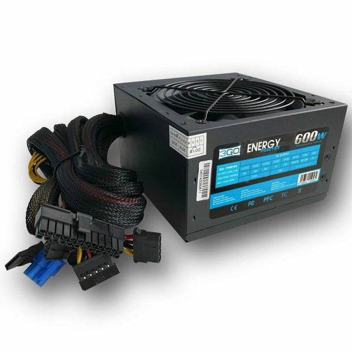 Sursă de Alimentare 3GO PS601SX ATX 600 W RoHS CE 600W