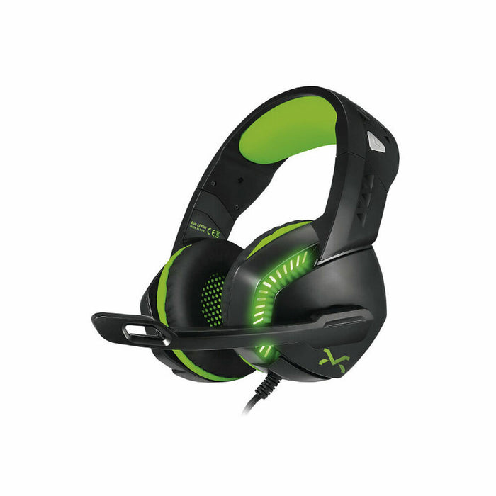 Căști cu Microfon Droxio LEYON Negru/Verde