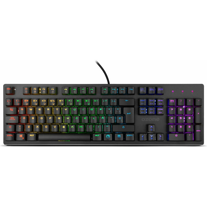 Tastatură Gaming OZONE Qwerty Spaniolă Negru