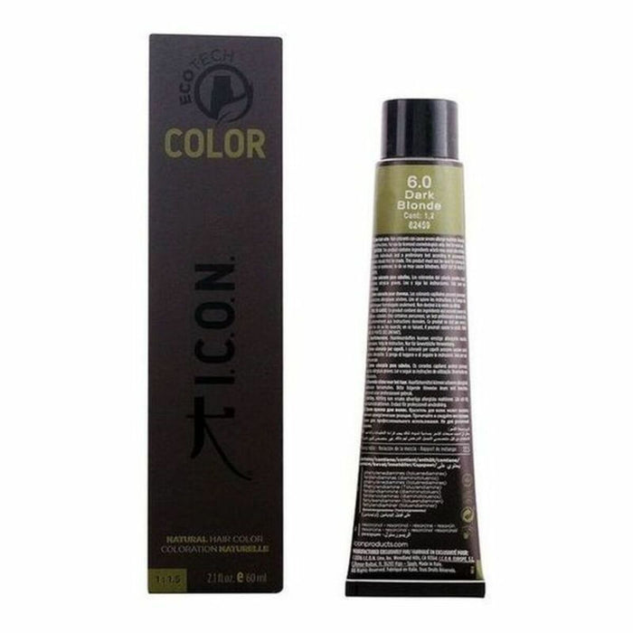 Vopsea Permanentă Ecotech Color I.c.o.n. Ecotech Color (60 ml) Nº 9.0-rubio muy claro Nº 8.0-rubio claro 60 ml