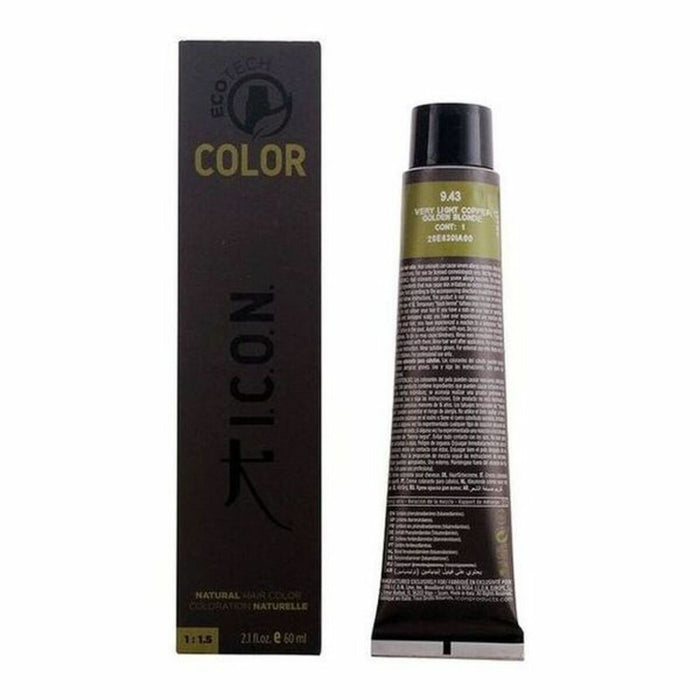 Spalvą suteikiantis kremas Ecotech Color I.c.o.n. Ecotech Color Nº 9,43 Very Light Copper Golden Blonde 60 ml