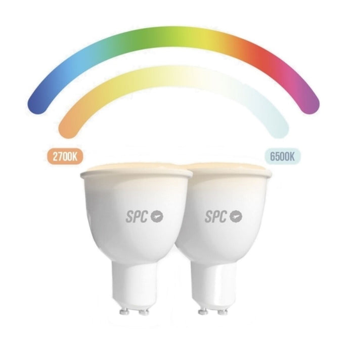 Bec Inteligent SPC AURA450 RGB GU10 WiFi 5,5W LED