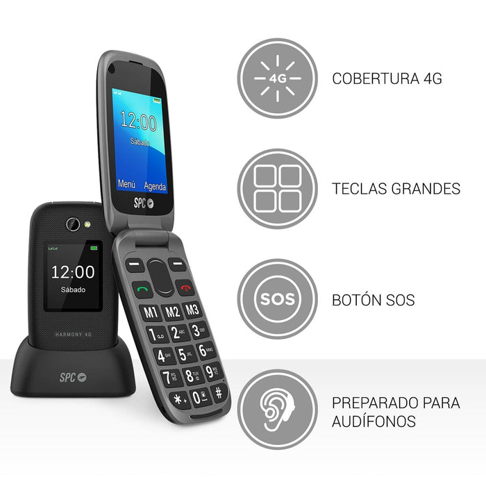 Telefon Mobil SPC 2330N HARMONY 4G Negru 128 MB