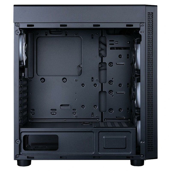 Unitate Semi-tower ATX Hiditec H1 AIR Negru Multicolor