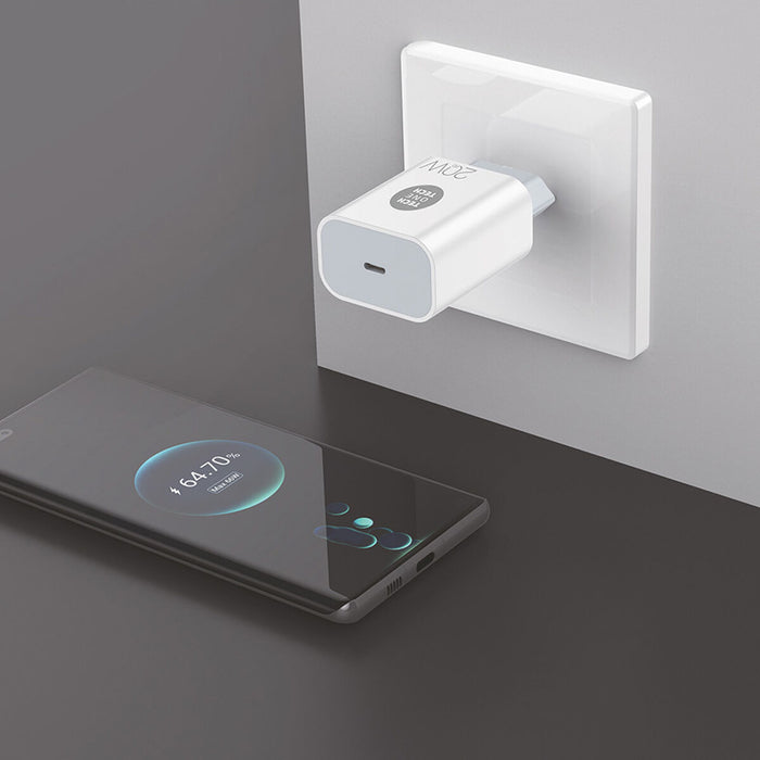 Încărcător de Perete Tech One Tech USB-C Alb 20 W