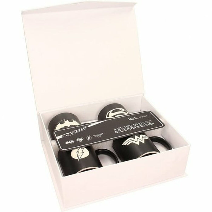 Set de Cești SD Toys Universo DC Negru 4 Piese (4 Unități)